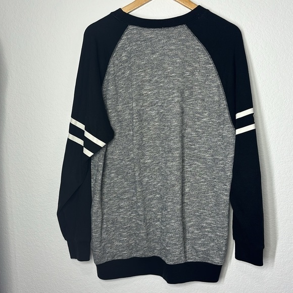 Victoria’s Secret grey and black oversized PINK sweatshirt size M - Picture 5 of 5